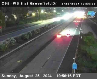 WB 8 at Greenfield Street