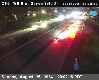 WB 8 at Greenfield Street