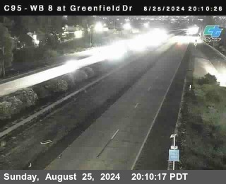 WB 8 at Greenfield Street