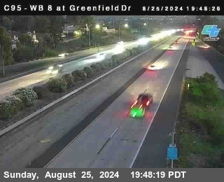 WB 8 at Greenfield Street