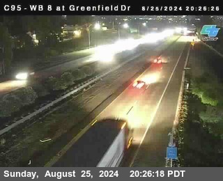 WB 8 at Greenfield Street