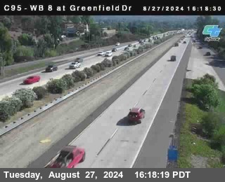 WB 8 at Greenfield Street