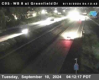 WB 8 at Greenfield Street