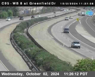 WB 8 at Greenfield Street