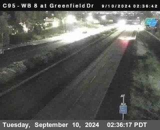 WB 8 at Greenfield Street