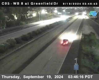 WB 8 at Greenfield Street