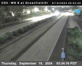 WB 8 at Greenfield Street