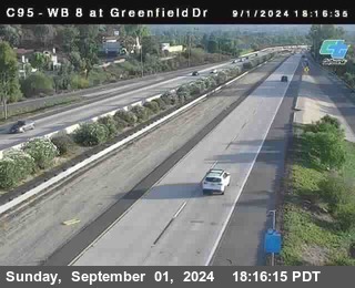 WB 8 at Greenfield Street