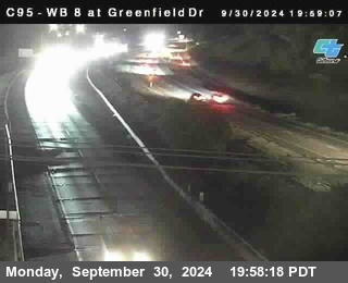 WB 8 at Greenfield Street