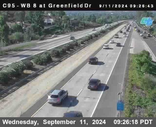 WB 8 at Greenfield Street