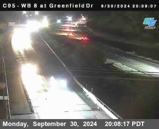 WB 8 at Greenfield Street