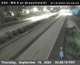 WB 8 at Greenfield Street