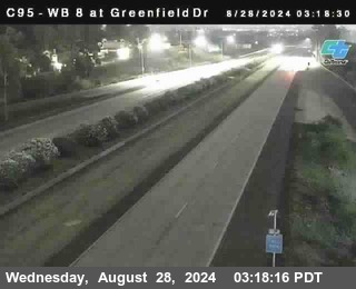 WB 8 at Greenfield Street