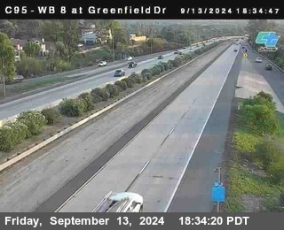 WB 8 at Greenfield Street