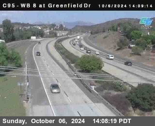 WB 8 at Greenfield Street