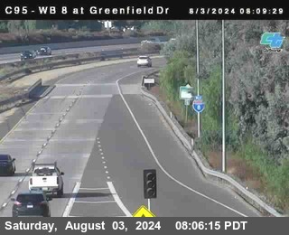 WB 8 at Greenfield Street