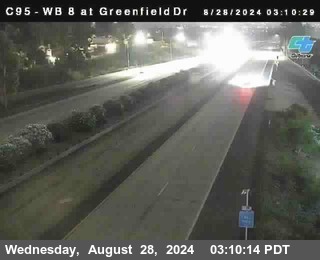 WB 8 at Greenfield Street