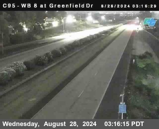 WB 8 at Greenfield Street