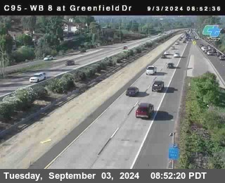 WB 8 at Greenfield Street