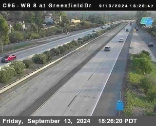 WB 8 at Greenfield Street