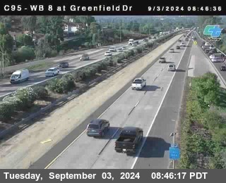 WB 8 at Greenfield Street