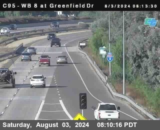 WB 8 at Greenfield Street