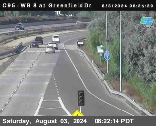 WB 8 at Greenfield Street