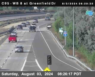 WB 8 at Greenfield Street