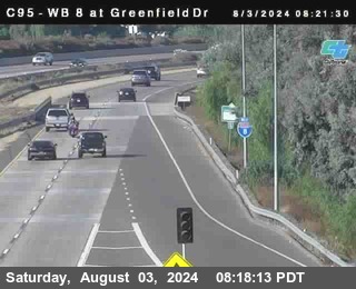 WB 8 at Greenfield Street