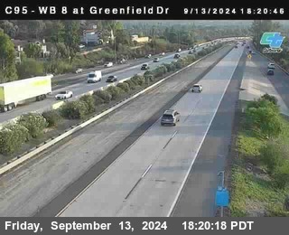 WB 8 at Greenfield Street