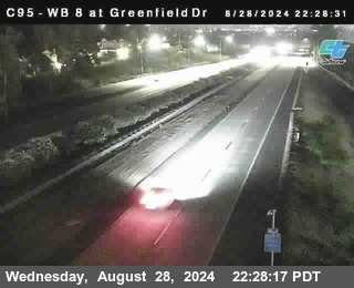 WB 8 at Greenfield Street