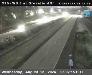 WB 8 at Greenfield Street