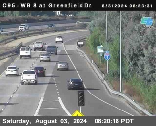 WB 8 at Greenfield Street