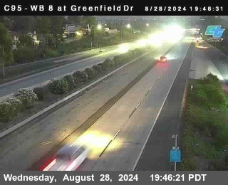 WB 8 at Greenfield Street