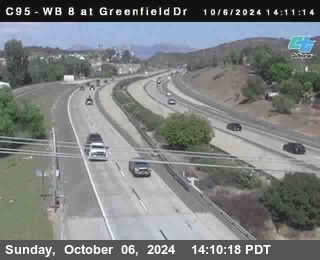 WB 8 at Greenfield Street