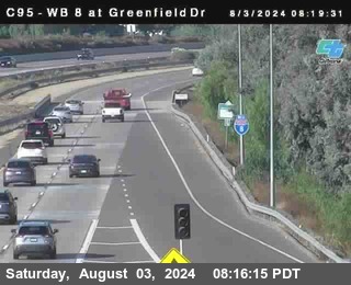 WB 8 at Greenfield Street