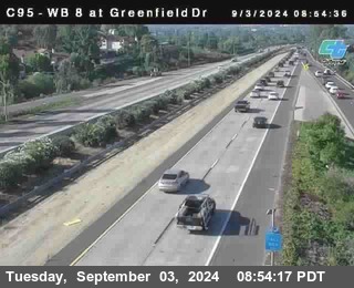 WB 8 at Greenfield Street