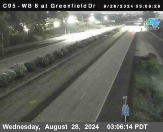 WB 8 at Greenfield Street