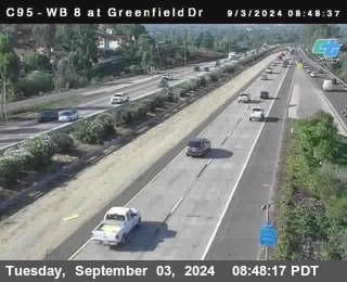 WB 8 at Greenfield Street