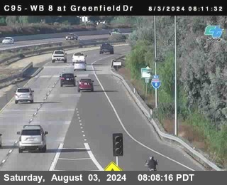 WB 8 at Greenfield Street