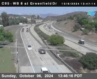 WB 8 at Greenfield Street