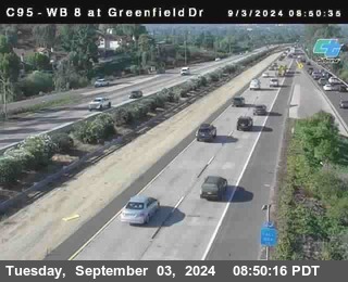 WB 8 at Greenfield Street