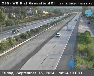 WB 8 at Greenfield Street