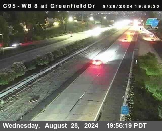 WB 8 at Greenfield Street