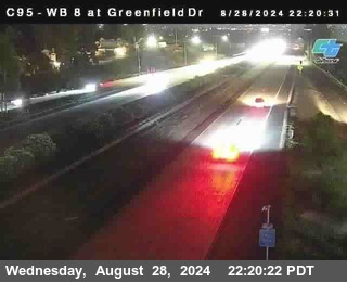 WB 8 at Greenfield Street