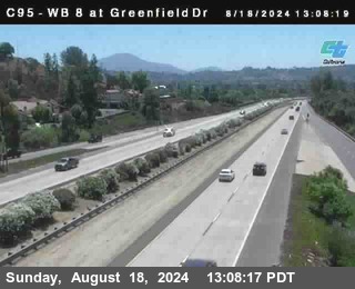 WB 8 at Greenfield Street