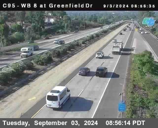 WB 8 at Greenfield Street