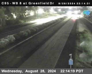 WB 8 at Greenfield Street