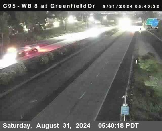 WB 8 at Greenfield Street