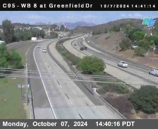 WB 8 at Greenfield Street